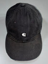 Carhartt Cap – Black Minimal Logo (Adjustable)