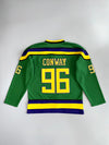 Mighty Ducks #96 Charlie Conway D5 Captain Hockey Jersey (L/XL)