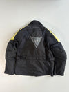 Dainese Textile Motorcycle Riding Jacket Black Yellow completely padded (M)
