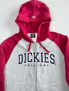 Dickies | Full Zip Hoodie Grey/Maroon | (XL)