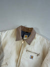 Vintage Carhartt Cream  Detroit Work Jacket (2XL)