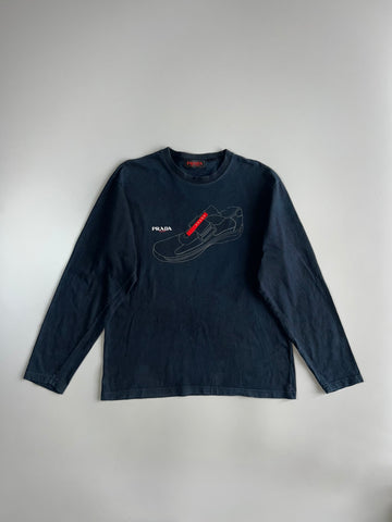 Prada Sport | America’s Cup Sneaker Graphic Long Sleeve (M)