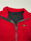 Kolon Sport Technical Fleece Full-Zip Outdoor Jacket – Red/Black (XL)
