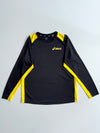 Asics Long Sleeve Training Jersey – Black/Yellow (S)