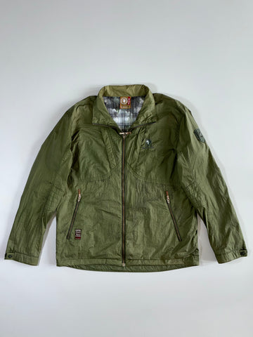 Black Yak Olive Nylon Utility Jacket (XL)
