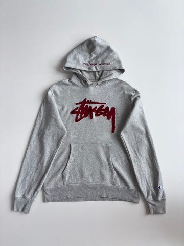 Stussy x Champion Reverse Weave Hoodie (XL)