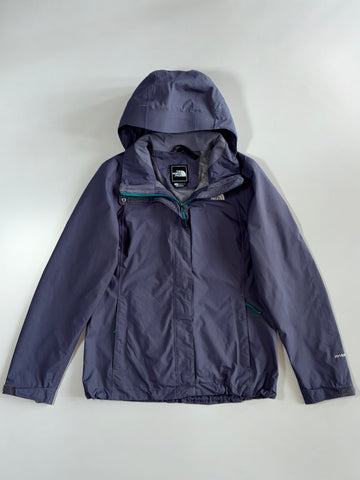 The North Face HyVent Purple Rain (Coller Hidden Cap) Jacket (M)