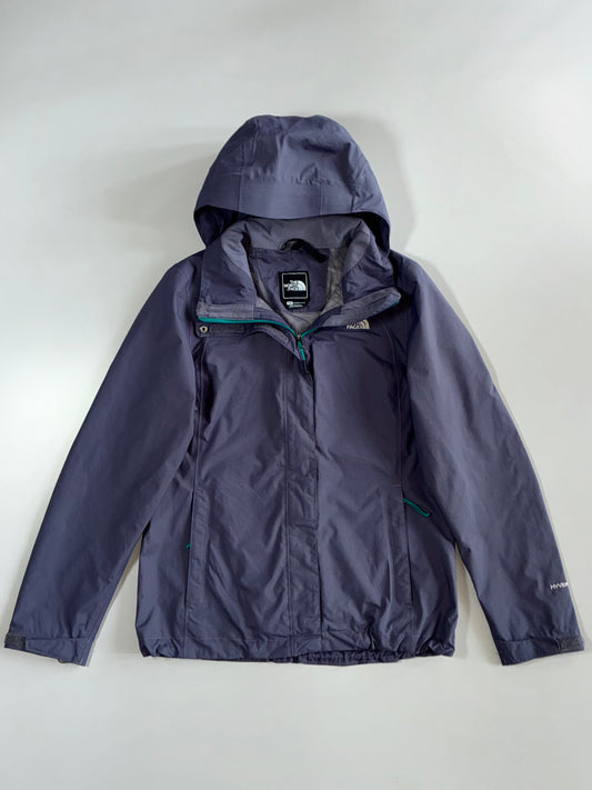 The North Face HyVent Purple Rain (Coller Hidden Cap) Jacket (M)