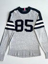 Tommy Hilfiger "85" Varsity Knit Sweater – Grey/Navy (M)