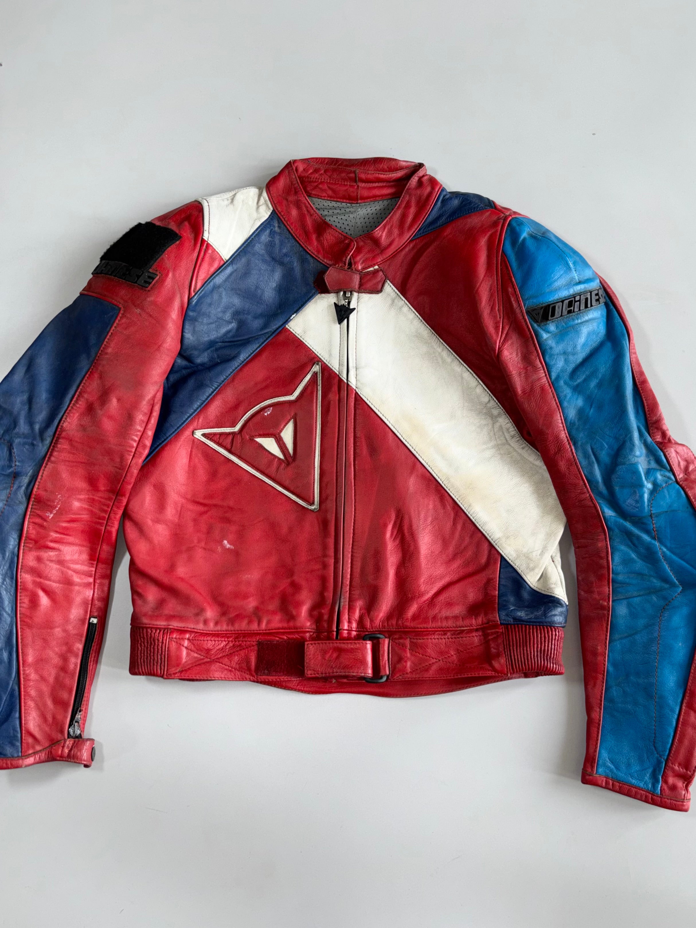 Vintage Dainese Original Pure Italian Leather Motorcycle Racing