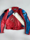 Vintage Dainese Original Pure Italian Leather Motorcycle Racing Jacket (Paded)(S)