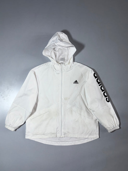 Adidas Blue & Navy Colorblock 3-Stripes Track Jacket (M/L)