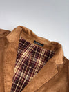 Vintage L.L.Bean Brown Corduroy Plaid-Lined Hunting Sport Coat Blazer (2XL/3XL)