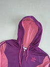 Adidas Originals Trefoil Hooded Track Jacket – Purple/Pink (S)