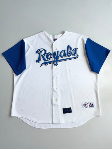 Vintage Majestic Kansas City Royals MLB Baseball Jersey – Made in USA(3XL)