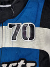 Vintage Hein Gericke "Genuine Spirit" #70 Pro Sports Mesh Racing Moto Jacket completely Paded (L)