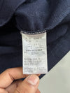 Vintage Puma Navy Mock Neck Long Sleeve Top (L)