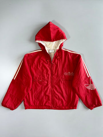 Vintage Adidas Trefoil Hooded Windbreaker Jacket (M)