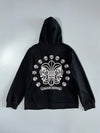 Chrome Hearts Inspired Premium Zip-Up Hooded Jacket (M)