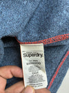 Superdry Vintage Orange Label Long Sleeve Tee – Heather Navy(L)