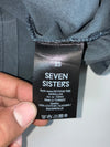 Seven Sisters “The Rebelles” 1995 World Tour Retro Graphic Acid Wash Navy T-Shirt (M)