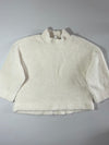 Gap Sherpa Teddy Mock-Neck Crop Sweater – Cream  (XL)