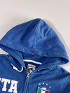 Roots Italia 'ITA' Crest Zip-Up Hoodie – Azzurri Blue (S)