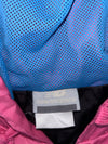 New Balance Pink/Black Colorblock Hooded Windbreaker Jacket (S)