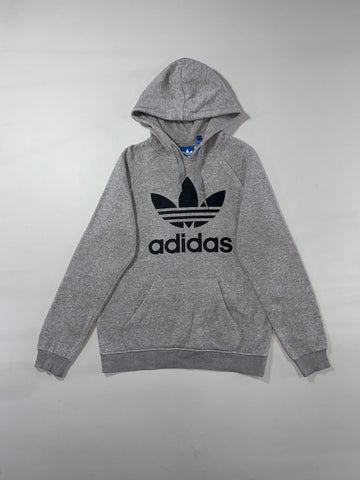 Adidas Originals Trefoil Logo Grey Pullover Hoodie (M)