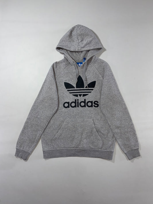 Adidas Originals Trefoil Logo Grey Pullover Hoodie (M)