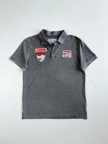 Vintage Jeep Spirit Heritage Patch Polo T-Shirt (M)