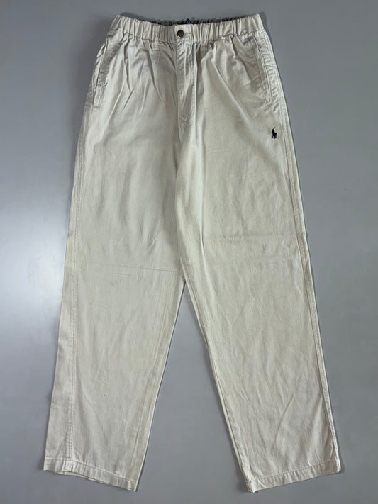 Polo Sport Ralph Lauren Cream Trousers Elastic (W:30|L:42)