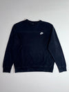 Nike Sportswear Club Fleece Crewneck Sweatshirt – Black (XL)
