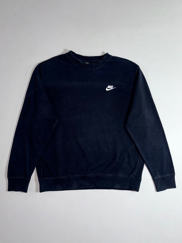 Nike Sportswear Club Fleece Crewneck Sweatshirt – Black (XL)