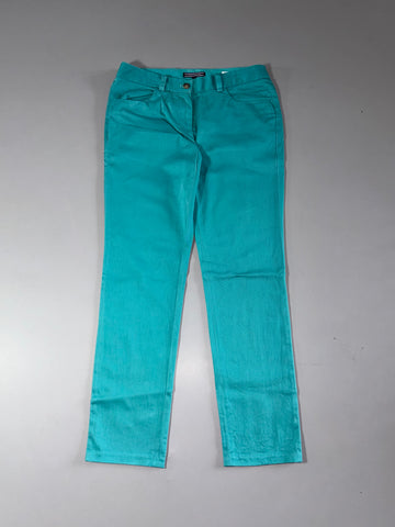 Tommy Hilfiger Aqua Green Straight Pants (W:28) (L:37)