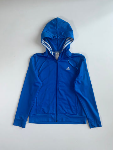 Adidas 3-Stripe Hooded Track Jacket(S)