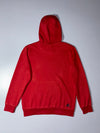 Adidas Linear Logo Pullover Hoodie – Red (S/M)