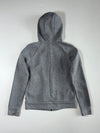 Calvin Klein Jeans | Grey Sherpa Lined Zip-Up Hoodie – CK Logo | (XS)