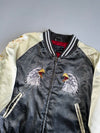 Vintage Japan Yokosuka Sukajan Jacket Eagle vs Dragon Embroidery (L)