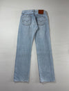 Levi's 501 Light Wash Straight Jeans (W:28) (L:41)