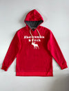 Abercrombie & Fitch Red Muscle Fit Hoodie (L)