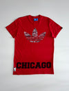 Adidas Originals Chicago Bulls Trefoil T-Shirt – Red (L)