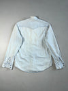 Levi’s Western Denim Pearl Snap Shirt Light Wash, Sawtooth Pocket Flaps, (M)