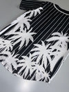 Rebel Minds Palm Tree Baseball Jersey – Black/White (L)