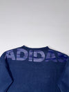 Adidas Navy Crewneck Sweatshirt – Logo Taping Detail (S)