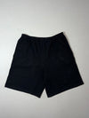 Vintage Champion Black Cotton Logo Shorts (W:34) (L:21)