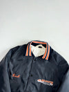Vintage 80s Don Alleson Athletic Satin Varsity Jacket – Bulkmatic Transport Trucker – Made in USA (M/L)