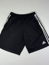 Adidas Black 3-Stripe Football Shorts (W:26)  (L:19)