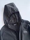 The North Face | Black Softshell Hooded Jacket | (XS)