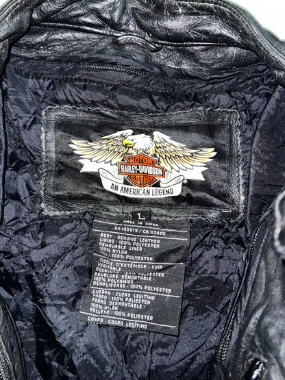 ZHarley Davidson Original  (VERY RARE) Original LeatherJacket (M/L)